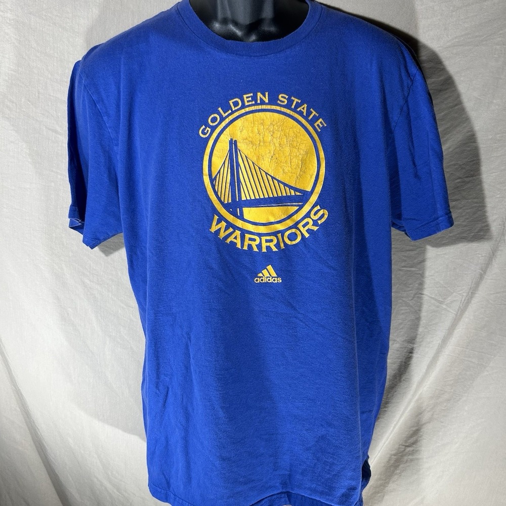 Adidas Golden State Warriors Graphic‎ T-Shirt Men's Large Blue The Go-To Tee